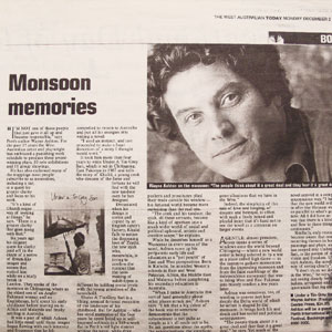 Australian author press clipping